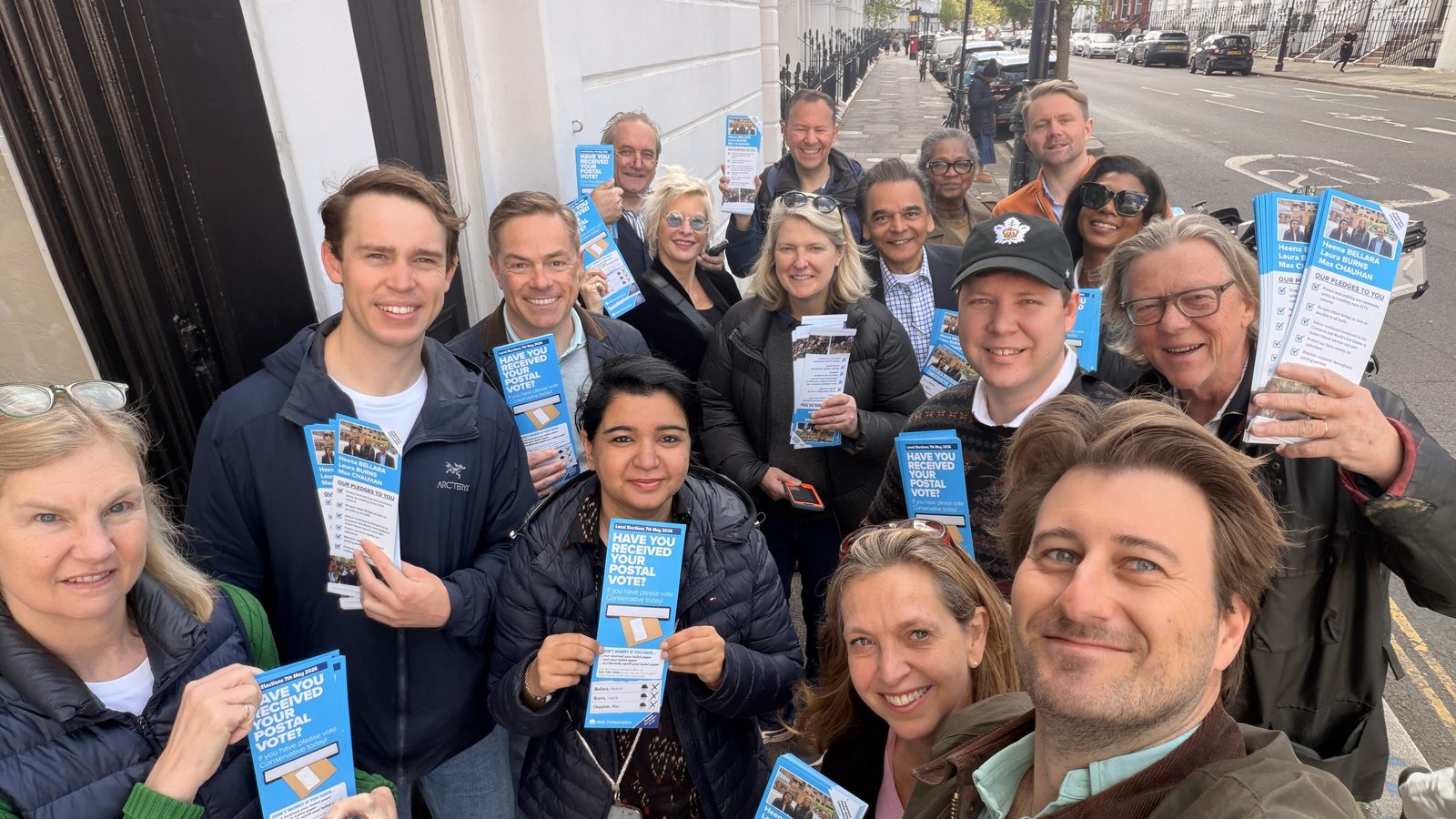 Cem Kemahli campaigning in Kensington and Chelsea